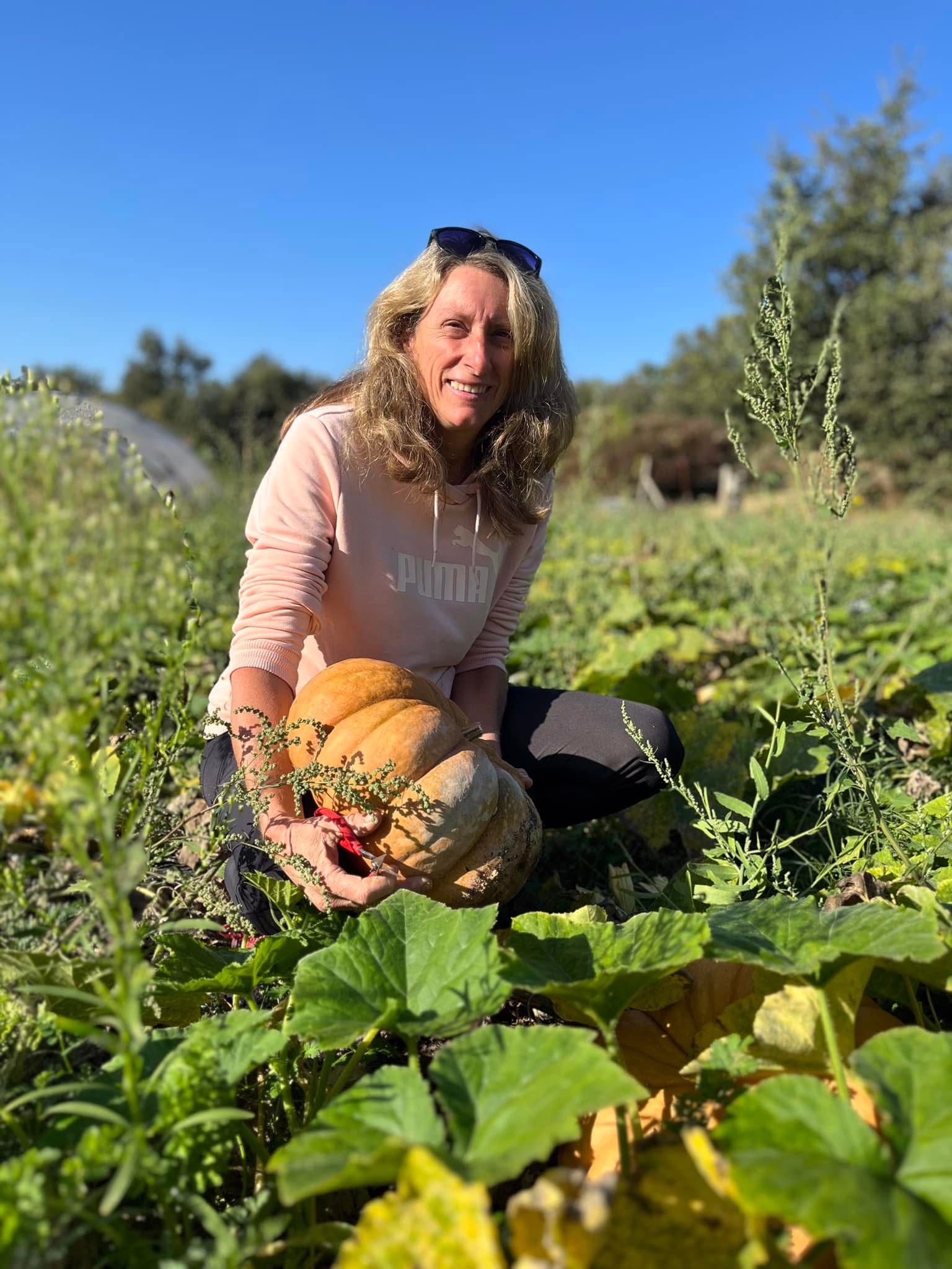 Élisabeth, maraîchère à Blauvac